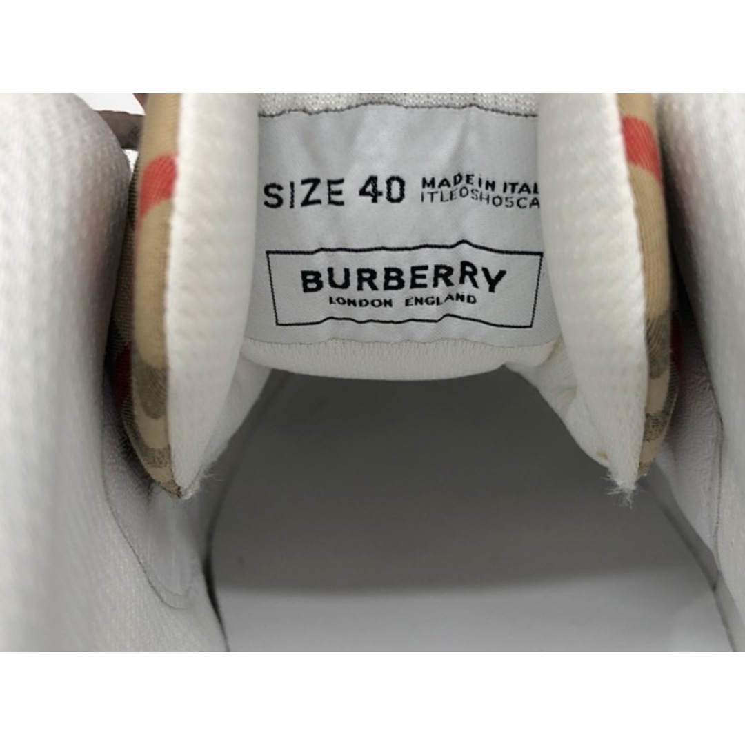 BURBERRY(バーバリー)のBURBERRY(バーバリー) ARTHUR LOW TOP Sneaker アーサー ロー トップ スニーカー ノバチェック / サイズ 40 約26.0cm 【64484-007】 メンズの靴/シューズ(スニーカー)の商品写真