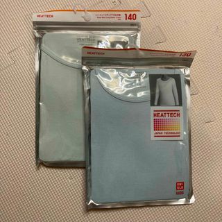 ユニクロ(UNIQLO)の130 140 セット売り ユニクロ ヒートテック 長袖 (下着)