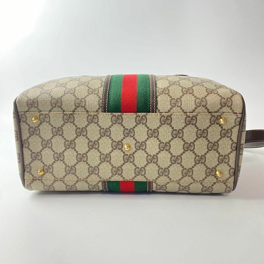 Gucci(グッチ)のOLD GUCCI シェリーライン 2way ボストンバッグ ショルダーバッグ レディースのバッグ(ボストンバッグ)の商品写真