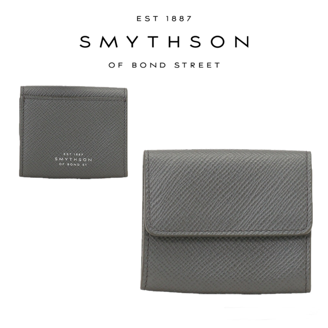 新品 定価1.8万円 SMYTHSON / スマイソン レザー コインケースチャコールグレー素材