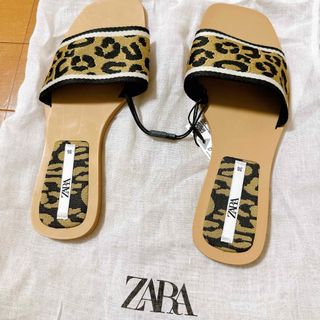 靴/シューズZARA ★スイカデザインビーズサンダル❤️