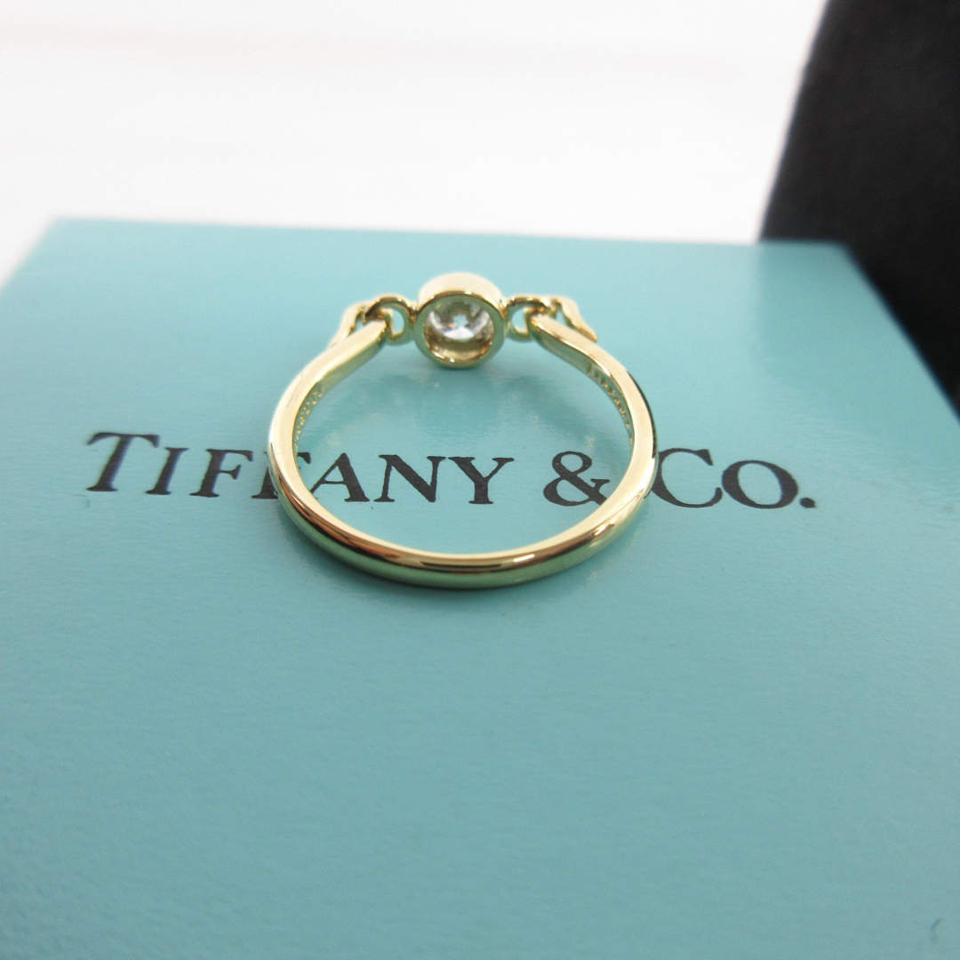 Tiffany & Co.(ティファニー)のTIFFANY&Co./ティファニー スワン ダイヤリング 750YG 10号 レディースのアクセサリー(リング(指輪))の商品写真