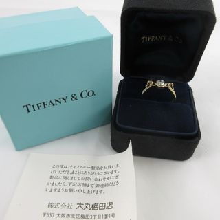 ティファニー(Tiffany & Co.)のTIFFANY&Co./ティファニー スワン ダイヤリング 750YG 10号(リング(指輪))