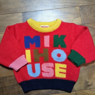 mikihouse - 値下げ☆ミキハウス　レトロ　ロゴ　セーター　ニット　80cm