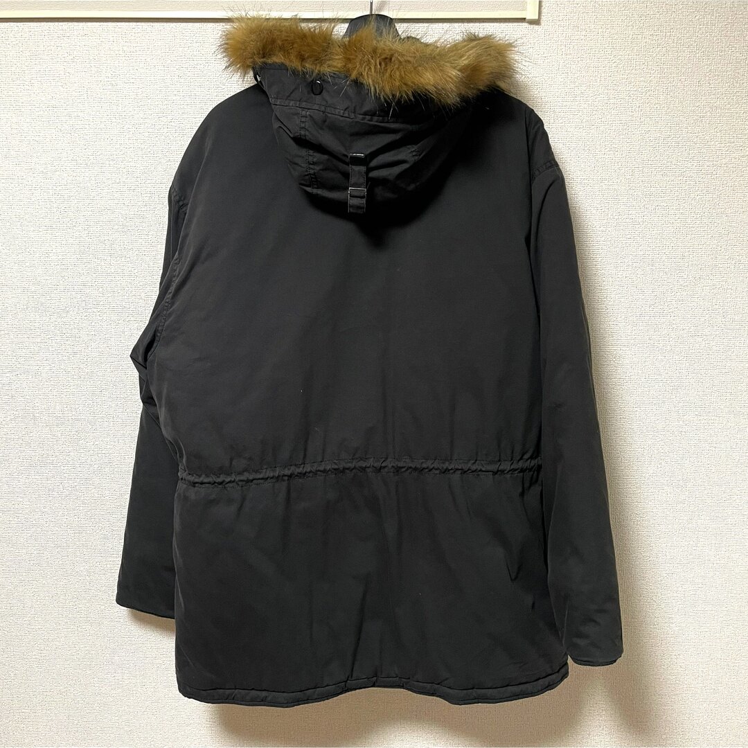Supreme(シュプリーム)のSupreme Spellout N-3B Parka Lサイズ　ブラック メンズのジャケット/アウター(ミリタリージャケット)の商品写真