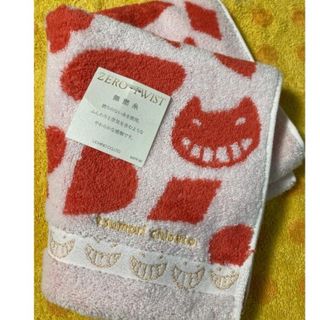 ツモリチサト(TSUMORI CHISATO)の ツモリチサトフェイスタオル　ネコフワ　or(タオル/バス用品)