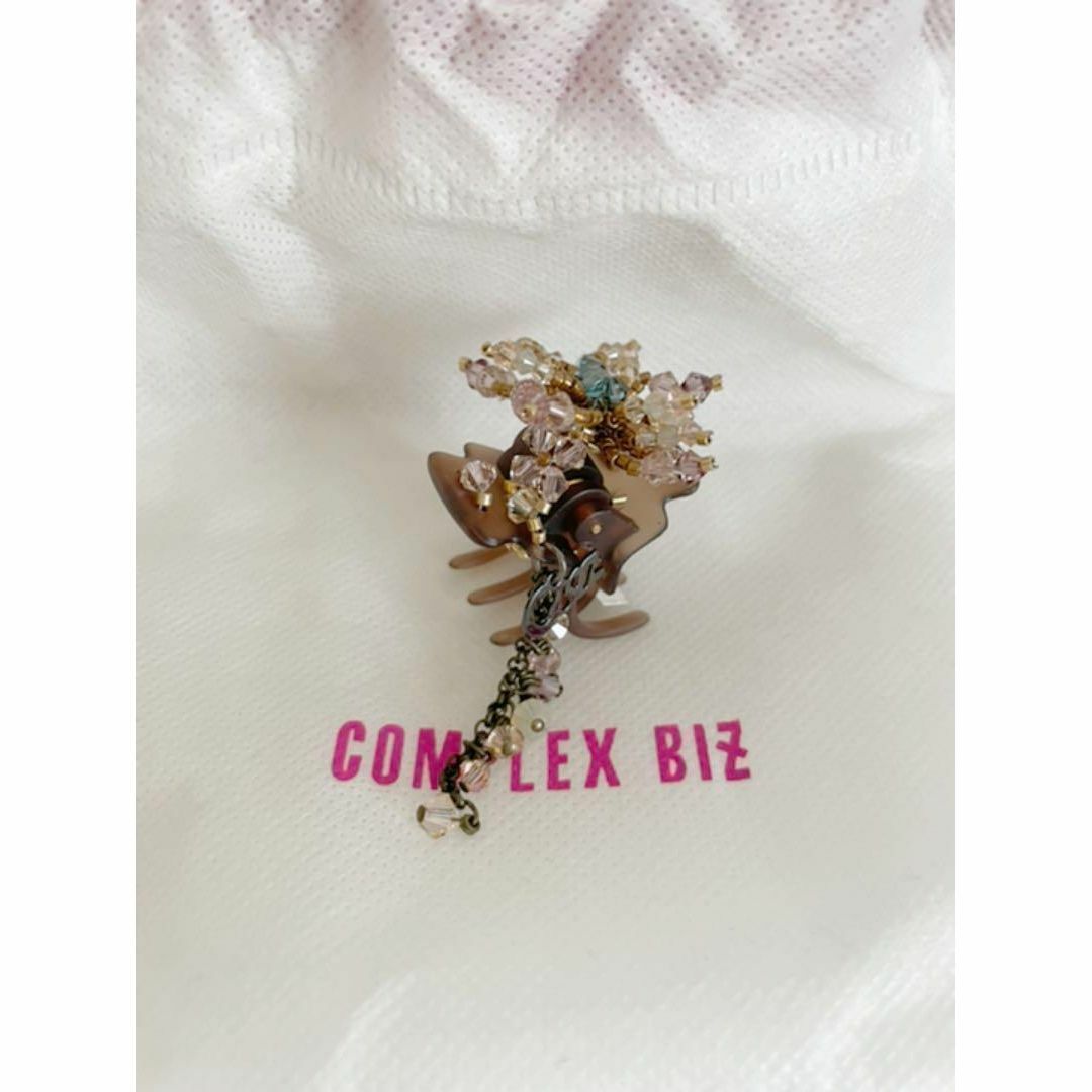 新品未使用　COMPLEX BIZ　コンプレックスビズ ヘアクリップ 茶色ヘアアクセサリー