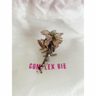 コンプレックスビズ(Complex Biz)の新品未使用　COMPLEX BIZ　コンプレックスビズ ヘアクリップ 茶色(ヘアピン)