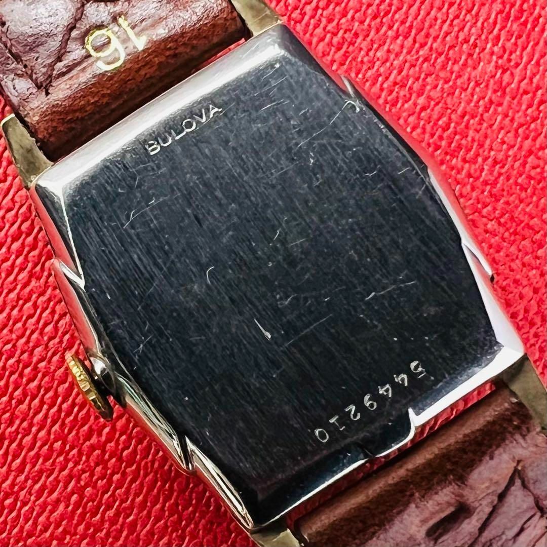 Bulova(ブローバ)のアンティーク 腕時計 動作良好 BULOVA ブローバ 手巻き メンズ 10k金 メンズの時計(腕時計(アナログ))の商品写真