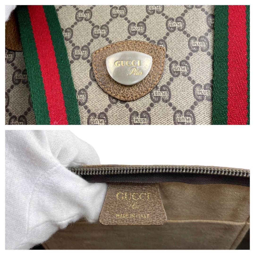 Gucci(グッチ)の✨良品 GUCCI グッチ トートバッグ　GGプラス　シェリーライン　PVC レディースのバッグ(トートバッグ)の商品写真