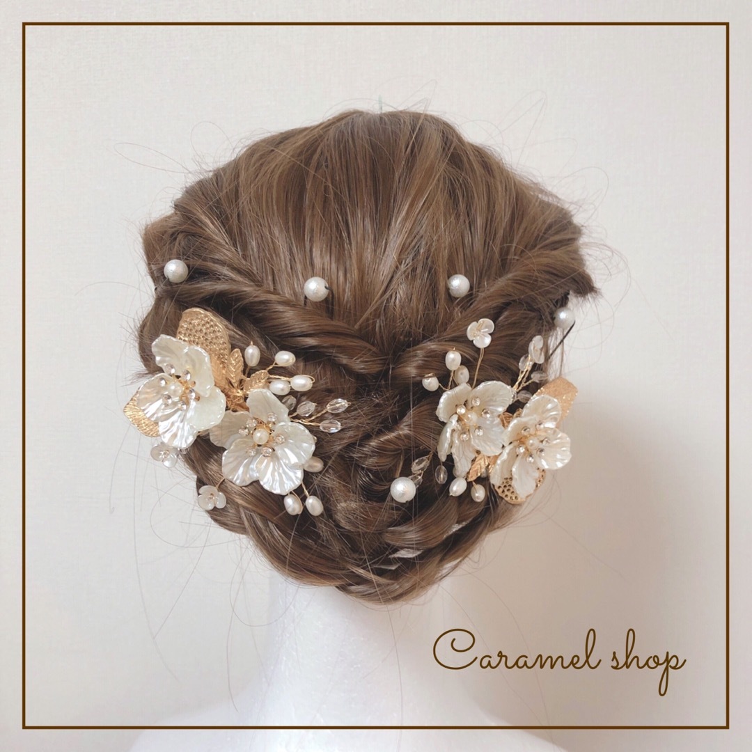 結婚式 ウェディング 髪飾り 卒業式 ヘッドドレス アクセサリー レディースのヘアアクセサリー(その他)の商品写真