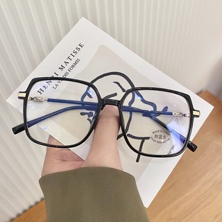 【大人気】黒ぶち　眼鏡　レディース　メガネ　ブルーライトカット　度なし　黒(サングラス/メガネ)