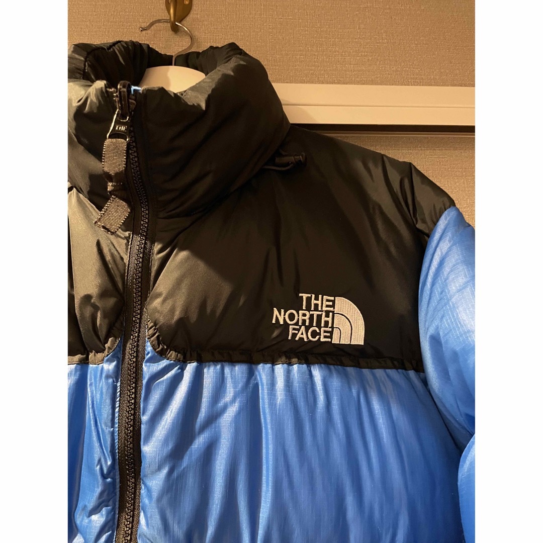 L 極美品オリジナル 96s NORTH FACE Nuptse Down 青黒