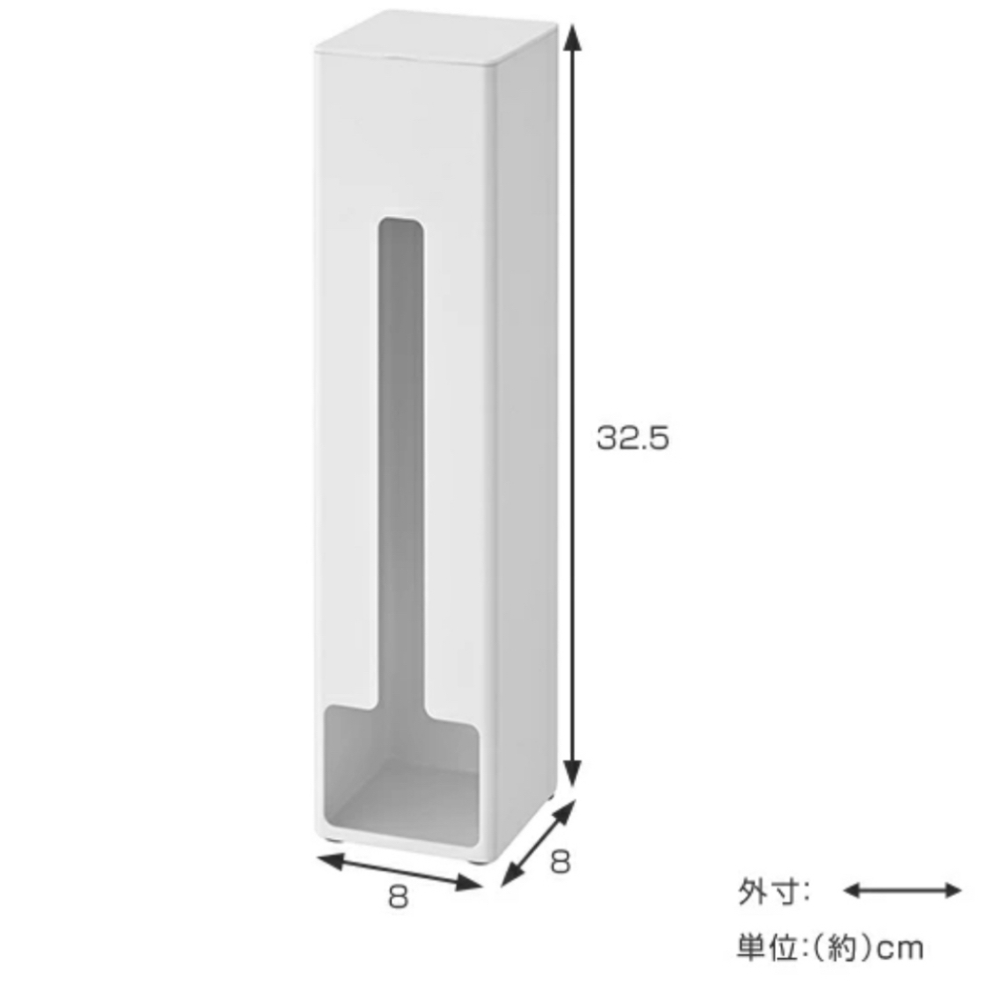 tower ポリ袋ストッカー タワー インテリア/住まい/日用品のキッチン/食器(収納/キッチン雑貨)の商品写真