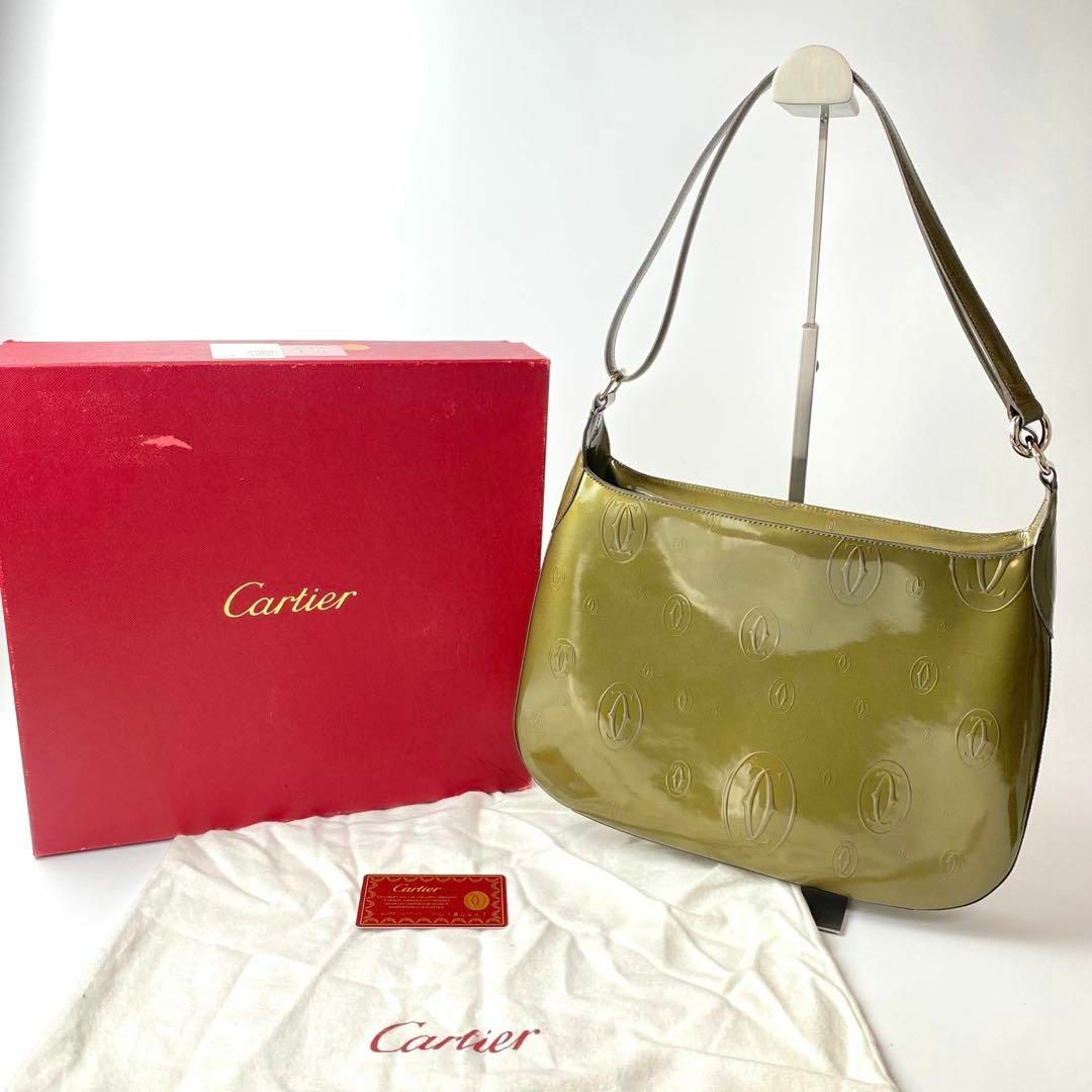 Cartier(カルティエ)の美品 カルティエ Cartier ハッピーバースデー ハンドバッグ レディースのバッグ(ハンドバッグ)の商品写真