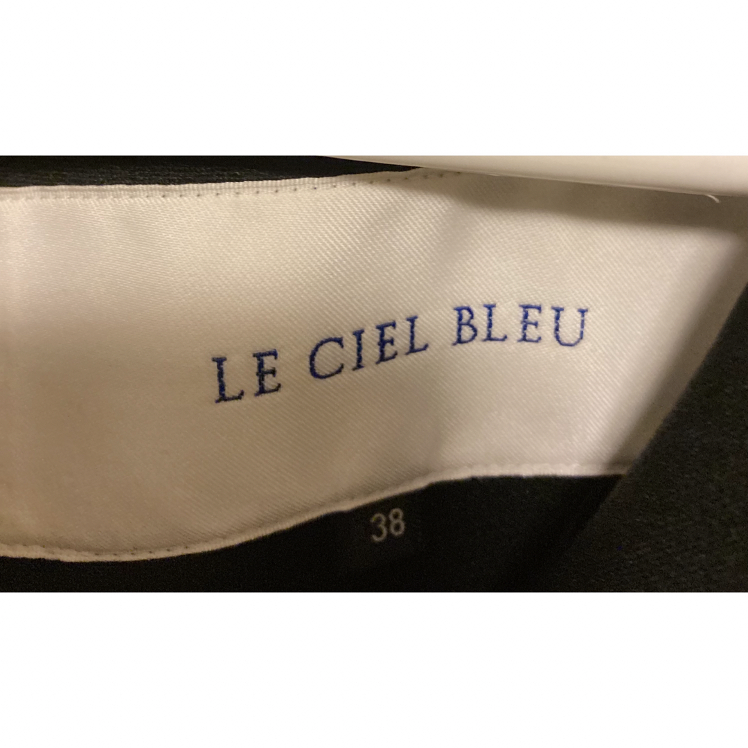 LE CIEL BLEU(ルシェルブルー)のle ciel blue  黒　ワンピース　38 レディースのワンピース(ミニワンピース)の商品写真