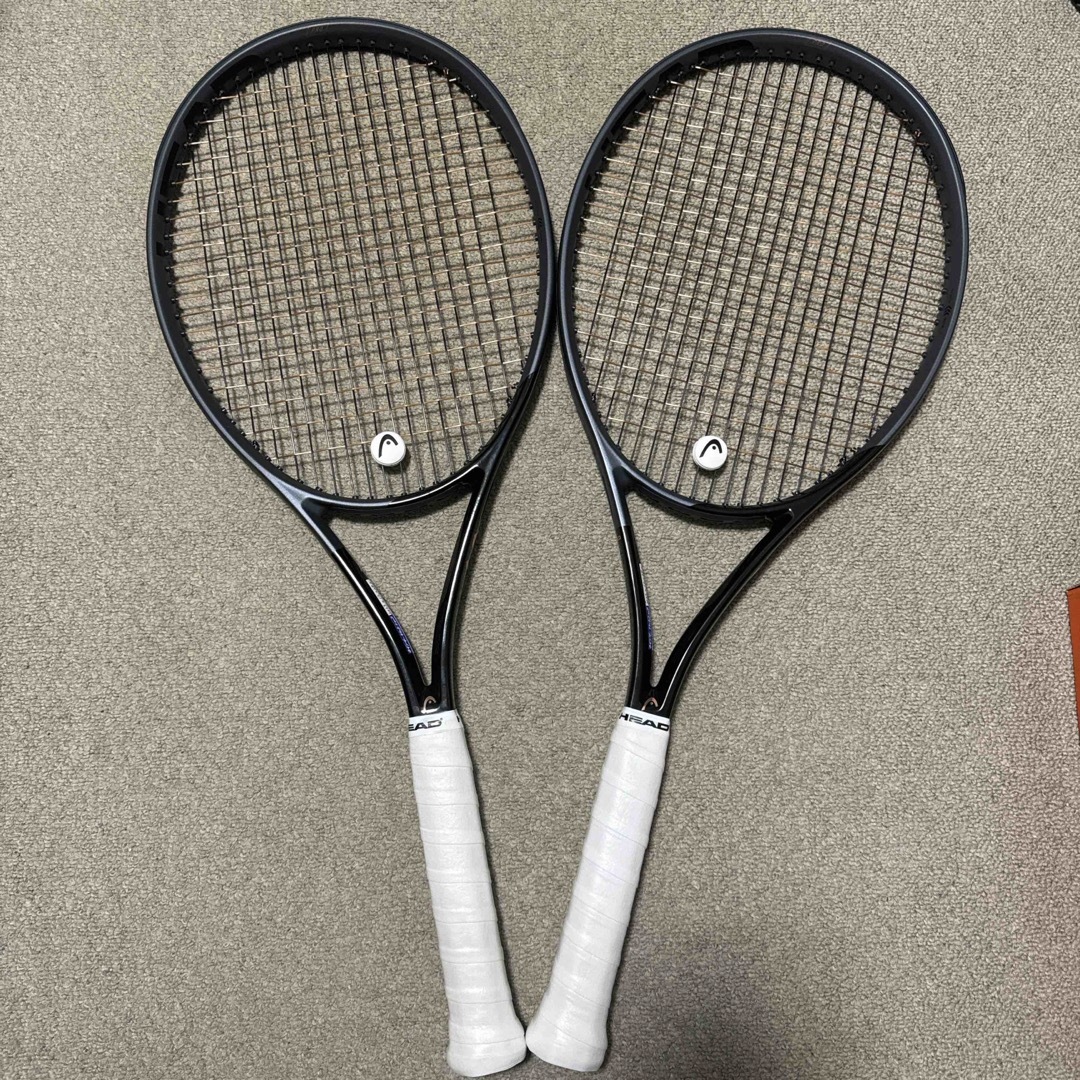 HEAD(ヘッド)のSPEED PRO 2023 ブラック、グリップ3、2本セット スポーツ/アウトドアのテニス(ラケット)の商品写真