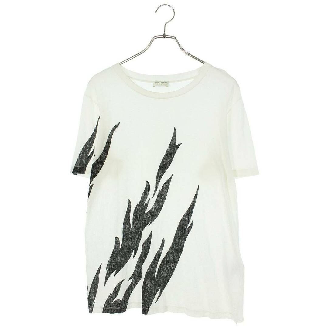 Saint Laurent(サンローラン)のサンローランパリ  480542 YB1FS フレイムプリントTシャツ メンズ XS メンズのトップス(Tシャツ/カットソー(半袖/袖なし))の商品写真