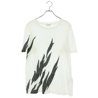 サンローラン(Saint Laurent)のサンローランパリ  480542 YB1FS フレイムプリントTシャツ メンズ XS(Tシャツ/カットソー(半袖/袖なし))