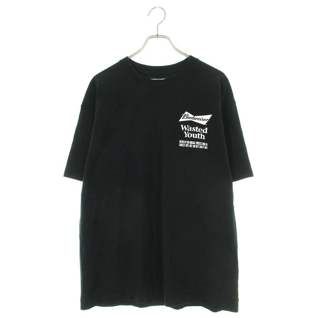 トップスウェイステッドユース WASTED YOUTH  WY26TE001 バドワイザープリントTシャツ メンズ XL