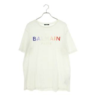バルマン(BALMAIN)のバルマン  EG000BB55 グラデーションロゴTシャツ メンズ S(Tシャツ/カットソー(半袖/袖なし))