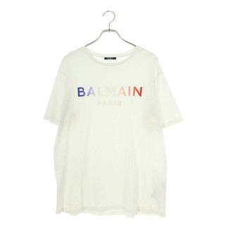 バルマン(BALMAIN)のバルマン  EG000BB55 グラデーションロゴTシャツ メンズ S(Tシャツ/カットソー(半袖/袖なし))