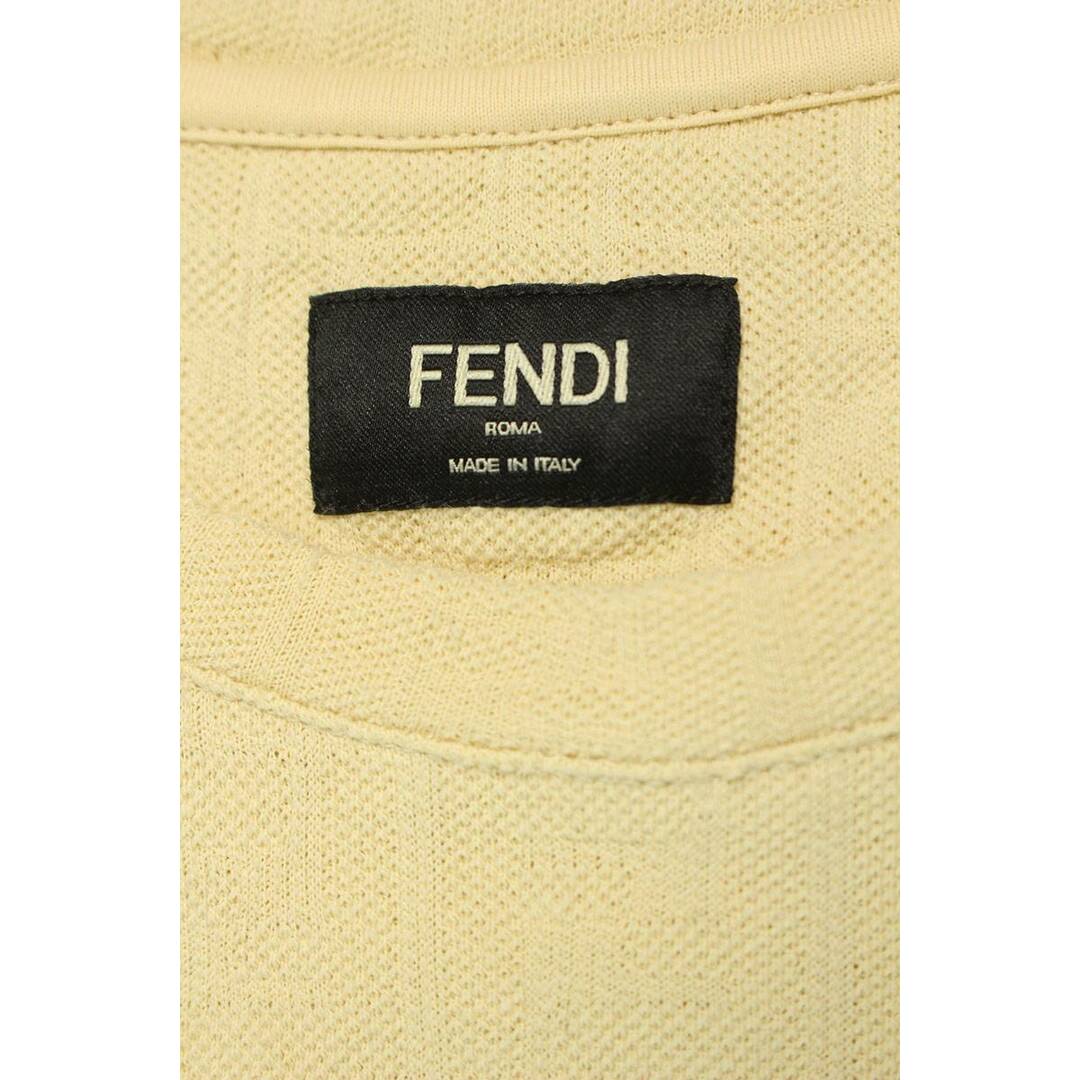 FENDI(フェンディ)のフェンディ  FY0936 AN1T ズッカ柄パイル地Tシャツ メンズ S メンズのトップス(Tシャツ/カットソー(半袖/袖なし))の商品写真