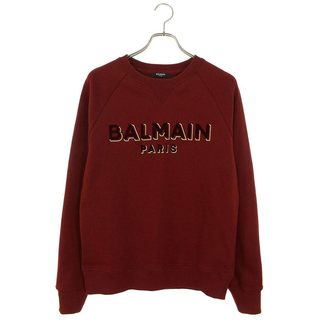 BALMAIN(バルマン)のバルマン  JQ005899 ロゴデザインスウェット メンズ S メンズのトップス(スウェット)の商品写真