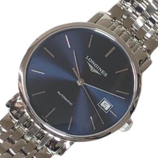 ロンジン(LONGINES)の　ロンジン LONGINES エレガント コレクション L4.810.4.92.6 ブルー文字盤 ステンレススチール ステンレス メンズ 腕時計(その他)