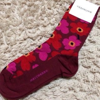 マリメッコ(marimekko)のmarimekkoウニっこ靴下(ソックス)