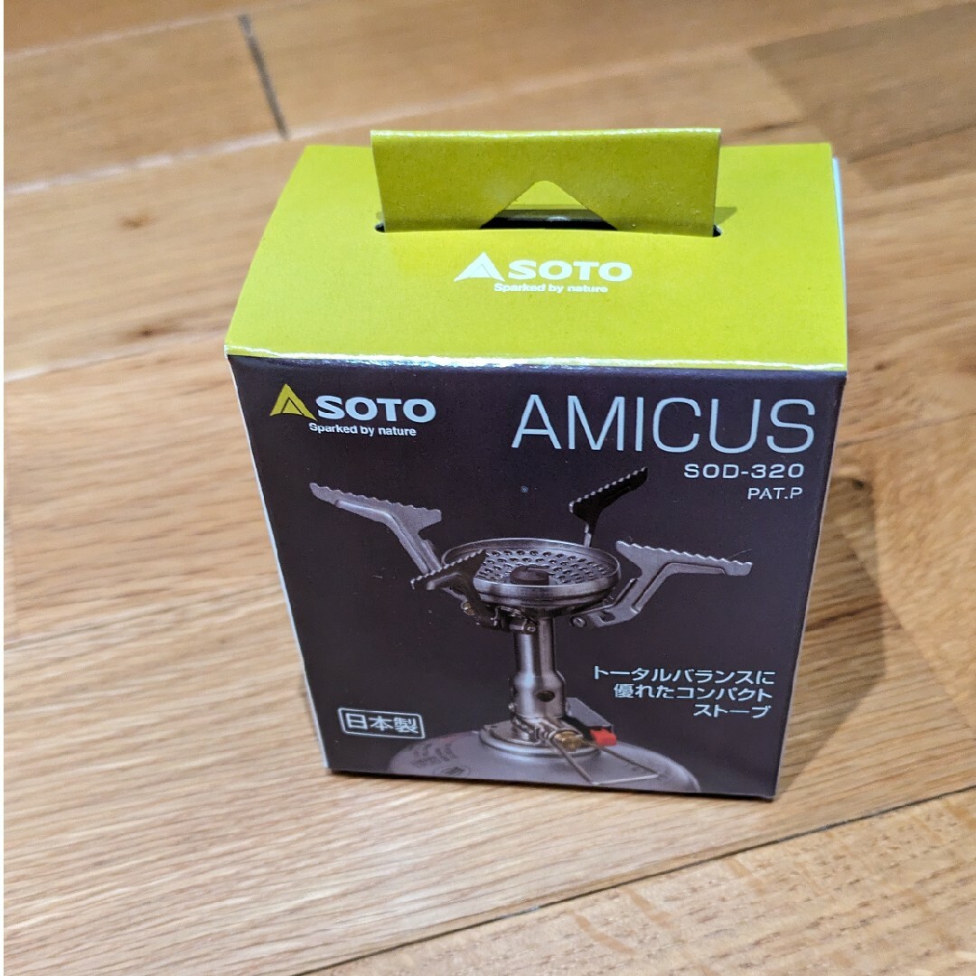 新富士バーナー(シンフジパートナー)のソト SOTO シングルバーナー バーナー AMICUS アミカス SOD-32 スポーツ/アウトドアのアウトドア(調理器具)の商品写真