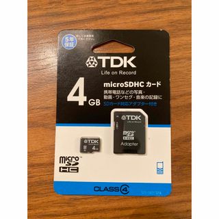 ティーディーケイ(TDK)のTDK microSDHCカード 4GB T-MCSDHC4GB4(1コ入)(その他)