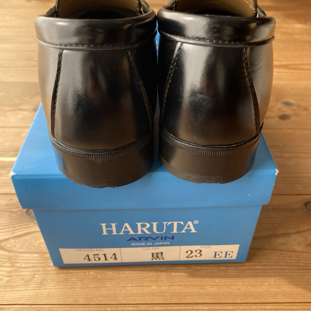 HARUTA(ハルタ)のHARUTA キッズローファー　黒/23cm キッズ/ベビー/マタニティのキッズ靴/シューズ(15cm~)(ローファー)の商品写真