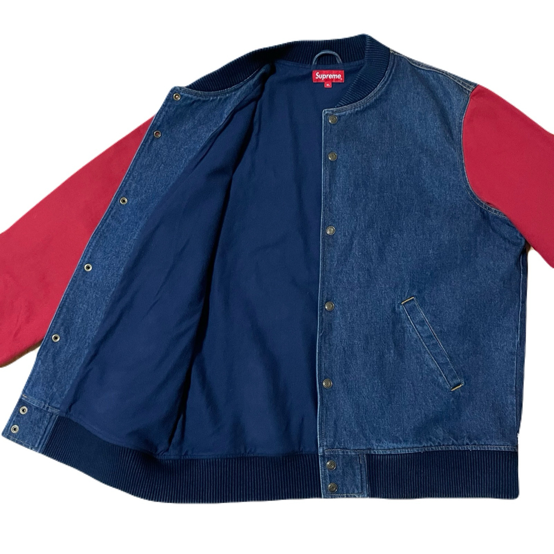 Supreme(シュプリーム)のSupreme 14AW Denim Twill Varsity Jacket メンズのジャケット/アウター(Gジャン/デニムジャケット)の商品写真