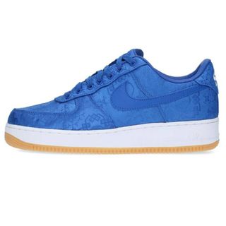 ナイキ(NIKE)のナイキ ×クロット CLOT  AIR FORCE 1 LOW CLOT BLUE SILK CJ5290-400 エアフォースワンロークロットブルーシルクスニーカー メンズ 28cm(スニーカー)