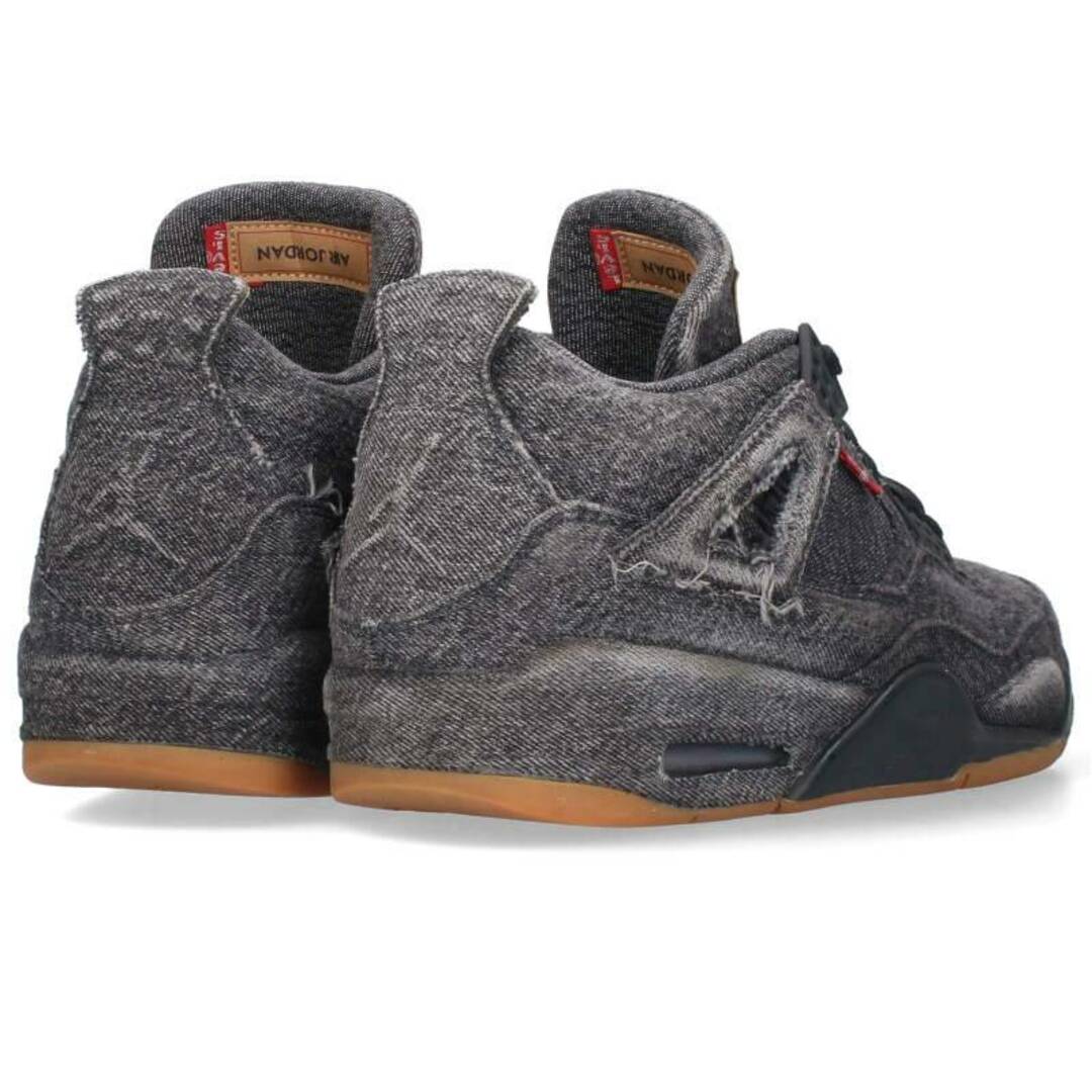 NIKE(ナイキ)のナイキ  AIR JORDAN 4 RETRO LEVIS NRG BLACK AO2571-001 エアジョーダン4レトロリーバイススニーカー メンズ 28cm メンズの靴/シューズ(スニーカー)の商品写真