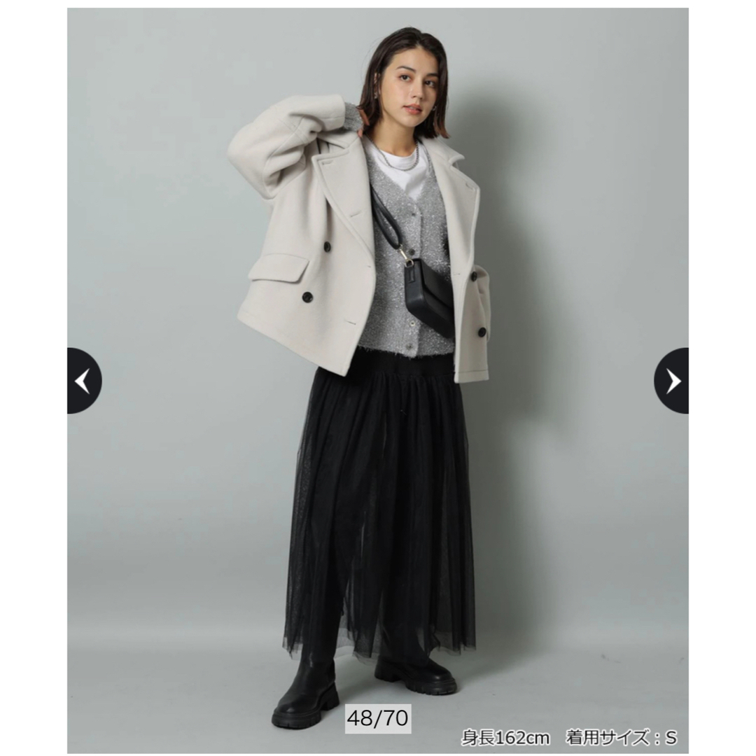 Arpege story 《高橋志津奈さんコラボ》コクーンPコート ピーコート Arpege story 《高橋志津奈さんコラボ》コクーンPコート ピーコート