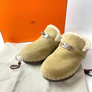 エルメス HERMES ケリー金具 フラットシューズ