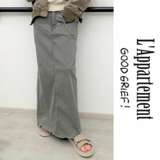 アパルトモンドゥーズィエムクラス(L'Appartement DEUXIEME CLASSE)のL'Appartement GOOD GRIEF DENIM LONG スカート(ロングスカート)