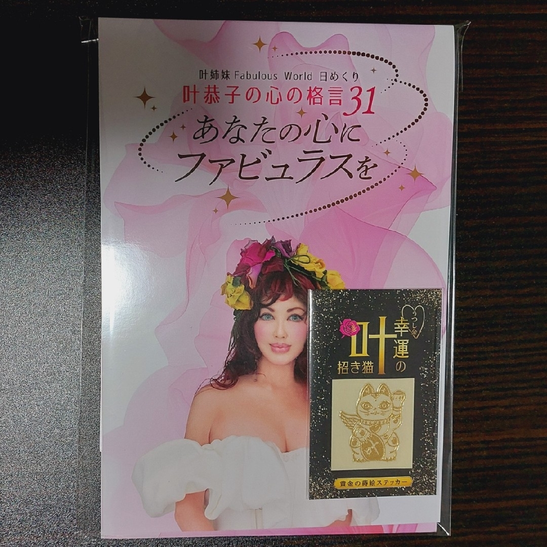 叶姉妹 日めくり カレンダー エンタメ/ホビーのタレントグッズ(女性タレント)の商品写真