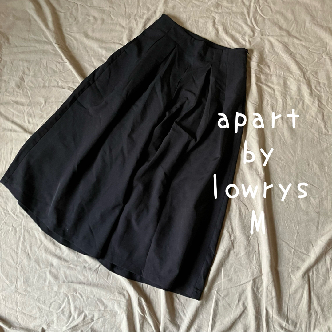 apart by lowrys(アパートバイローリーズ)のアパートバイローリーズ M ガウチョパンツ ワイドパンツ ブラック レディースのパンツ(カジュアルパンツ)の商品写真