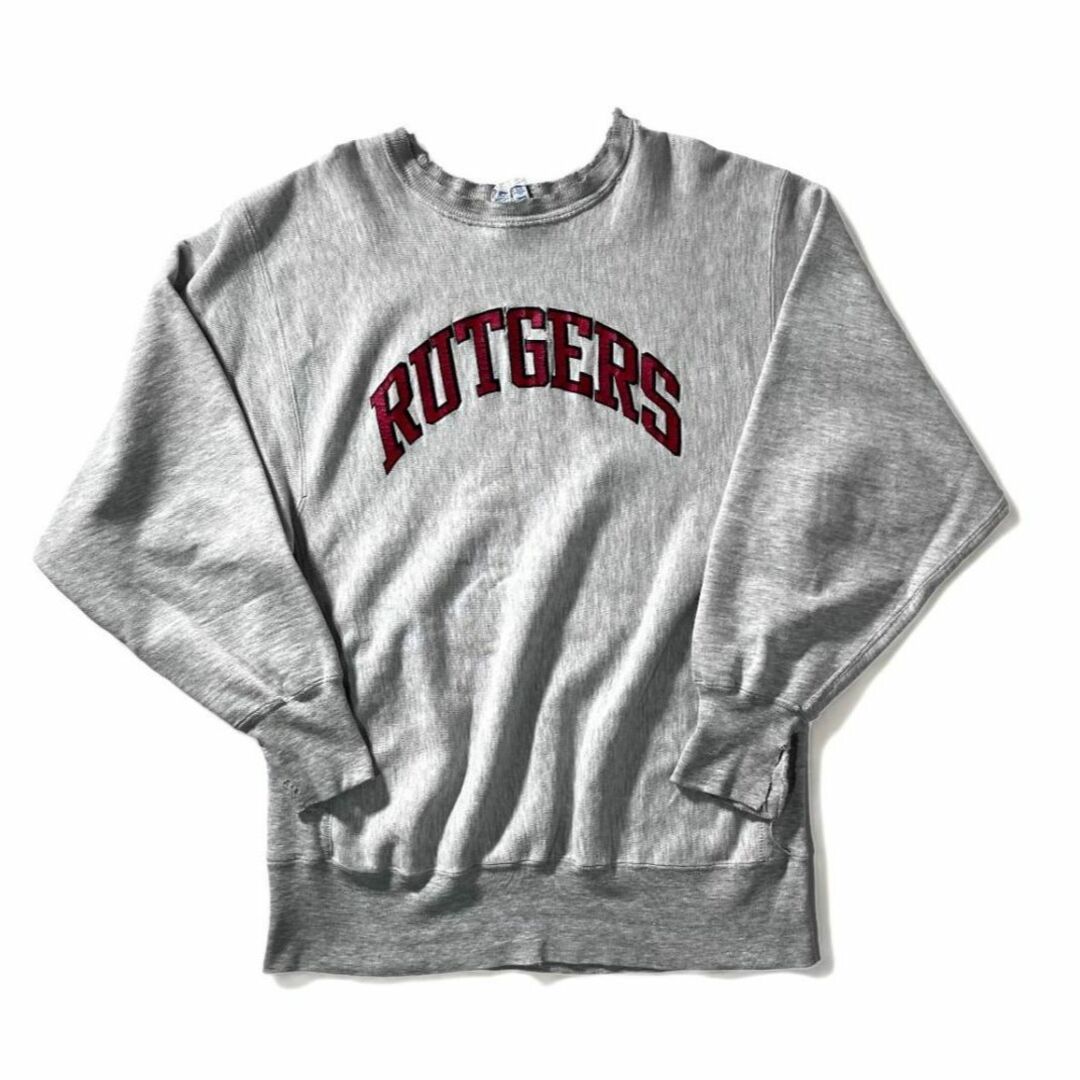 90s USA製 リバースウィーブ スウェット カレッジ Rutgers XLメンズ