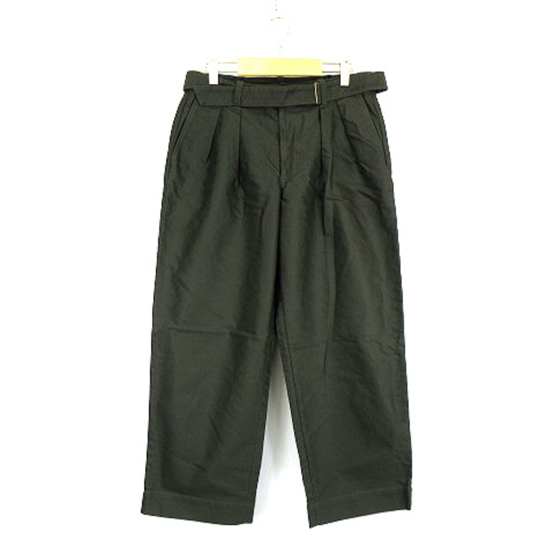 78cmもも幅カペルチカ CAPERTICA 2 TUCK WIDE PANTS  3