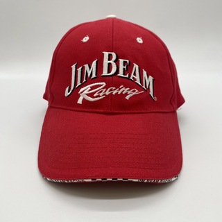 ヴィンテージ(VINTAGE)のJIM BEAM　ウィスキー　企業モノ　刺繍ワッペンロゴ　ベースボールキャップ(キャップ)