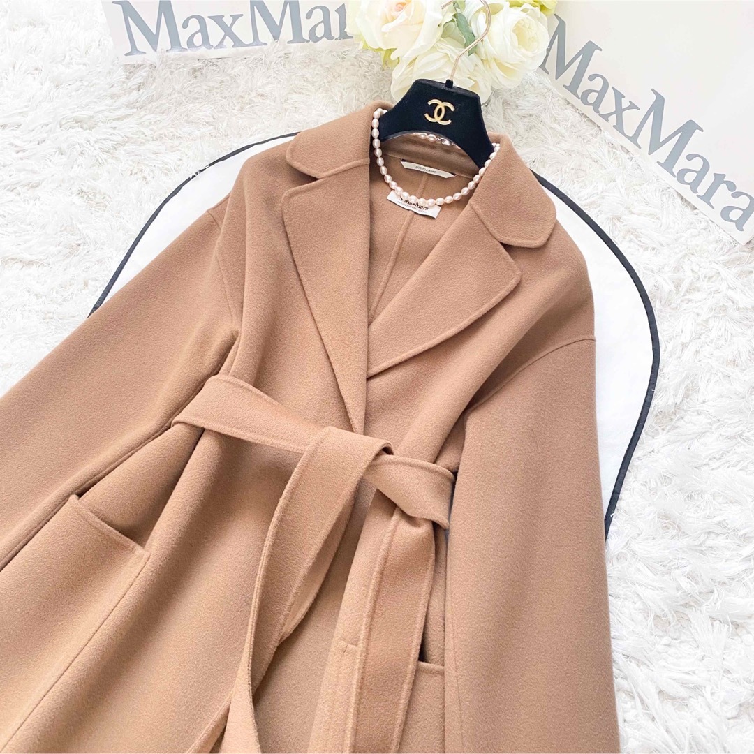 Max Mara(マックスマーラ)の★★新品同様★マックスマーラ クチートアマーノコート★★ レディースのジャケット/アウター(ロングコート)の商品写真