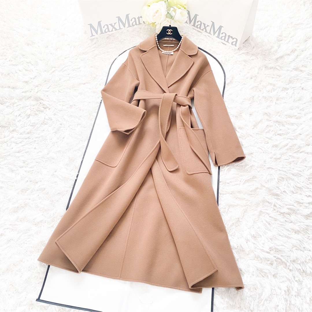 Max Mara(マックスマーラ)の★★新品同様★マックスマーラ クチートアマーノコート★★ レディースのジャケット/アウター(ロングコート)の商品写真