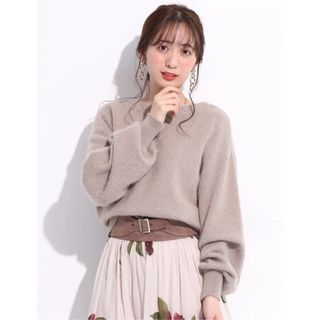 売り切り♡新品♡リランドチュール♡4WayAラインスカート♡キャメルレディース