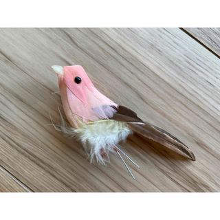 インコ　鳥　の置物　オプジェ　インテリア　雑貨　新品未使用(置物)