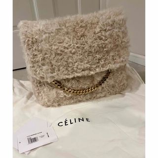 セリーヌ(celine)のCELINE セリーヌ　グルメットファーチェーンショルダーバッグ(ショルダーバッグ)