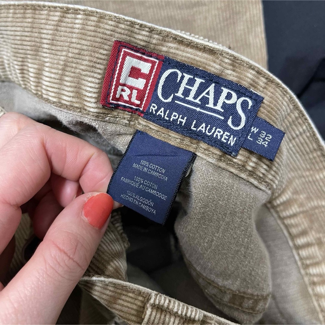 CHAPS(チャップス)のメンズ　コーデュロイパンツ　ラルフローレンチャップス メンズのパンツ(ワークパンツ/カーゴパンツ)の商品写真